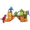 imageMAGNATILES Dino World 40Piece Magnetic Construction Set The ORIGINAL Magnetic Building Brand