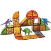 imageMAGNATILES Dino World 40Piece Magnetic Construction Set The ORIGINAL Magnetic Building Brand