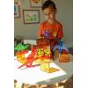 imageMAGNATILES Dino World 40Piece Magnetic Construction Set The ORIGINAL Magnetic Building Brand