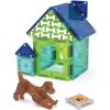 imageMAGNATILES Dog House 13Piece Magnetic Construction Set The Original Magnetic Building Brand