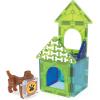 imageMAGNATILES Dog House 13Piece Magnetic Construction Set The Original Magnetic Building Brand