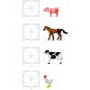 imageMAGNATILES Farm Animals 25Piece Magnetic Construction Set The ORIGINAL Magnetic Building Brand