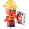 imageMAGNATILES Fire Rescue 27Piece Magnetic Construction Set The Original Magnetic Building Brand
