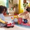 imageMAGNATILES Fire Station 50Piece Magnetic Construction Set The Original Magnetic Building Brand