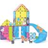 imageMAGNATILES Pet Playhouse 50Piece Magnetic Construction Set The Original Magnetic Building Brand