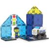 imageMAGNATILES Police Patrol 20Piece Magnetic Construction Set The Original Magnetic Building Brand