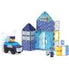 imageMAGNATILES Police Station 35Piece Magnetic Construction Set The Original Magnetic Building Brand