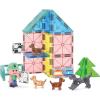 imageMAGNATILES Puppy Park 27Piece Magnetic Construction Set The Original Magnetic Building Brand