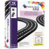 imageMAGNATILES XTRAS Roads 12 Piece Magnetic Construction Set The ORIGINAL Magnetic Building Brand