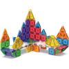 imageMAGNATILES microMAGS 70Piece Deluxe Magnetic Construction Set The Original Magnetic Building Brand