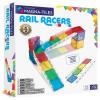 imageMAGNATILES Rail Racers 33Piece Magnetic Construction Set The Original Magnetic Building Brand33Piece