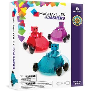 imageMAGNATILES Dashers 6Piece Magnetic Construction Set The Original Magnetic Building Brand Small
