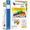 imageMAGNATILES Cars  Green ampamp Yellow 2Piece Magnetic Construction Set The ORIGINAL Magnetic Building BrandGreen  Yellow