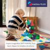 imageMAGNATILES Classic 100Piece Magnetic Construction Set The ORIGINAL Magnetic Building Brand