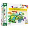 imageMAGNATILES Dino World XL 50Piece Magnetic Construction Set The ORIGINAL Magnetic Building Brand