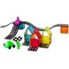 imageMAGNATILES Downhill Duo 40Piece Magnetic Construction Set The Original Magnetic Building Brand