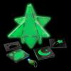 imageMAGNATILES Glow 16Piece Magnetic Construction Set The ORIGINAL Magnetic Building BrandTiles