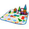 imageMAGNATILES Storage Bin ampamp Interactive PlayMat The ORIGINAL Magnetic Building Brand