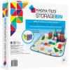imageMAGNATILES Storage Bin ampamp Interactive PlayMat The ORIGINAL Magnetic Building Brand