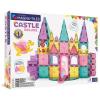 imageMAGNATILES Castle DLX 48Piece Magnetic Construction Set The Original Magnetic Building Brand