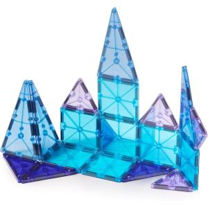 imageMAGNATILES Color Shop NEON 20Piece Magnetic Construction Set The Original Magnetic Building BrandGlacier