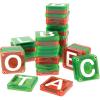 imageMagnaTiles microMAGS Learn Letters 56Piece Magnetic Construction Set The Original Magnetic Building Brand