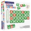 imageMagnaTiles microMAGS Learn Letters 56Piece Magnetic Construction Set The Original Magnetic Building Brand