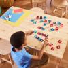 imageMagnaTiles microMAGS Learn Numbers 56Piece Magnetic Construction Set The Original Magnetic Building Brand