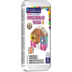 image:imageMAGNATILES microMAGS 24Piece Spooky Travel Set The Original Magnetic Building BrandGingerbread